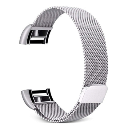 Bracelet de montre intelligent en acier inoxydable pour FITBIT Charge 2, taille: L, Size: L