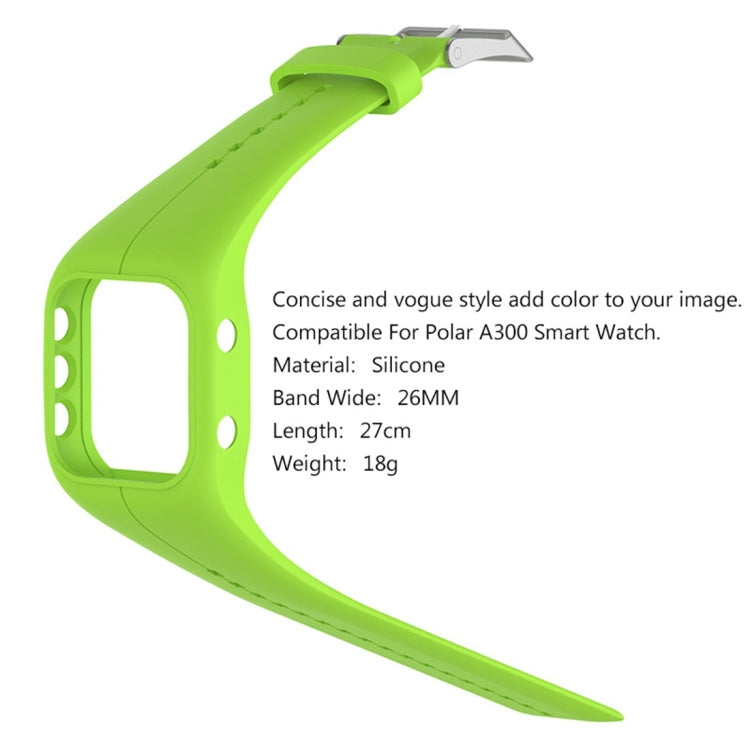 Bracelet de montre en silicone pour montre intelligente POLAR A300