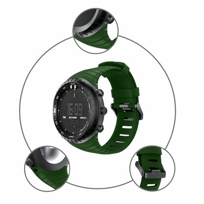 Bracelet de montre en silicone pour montre intelligente pour Suunto Core