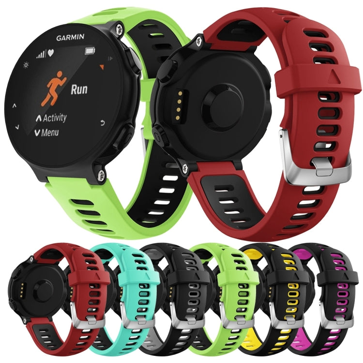 Bracelet de montre en silicone pour montre intelligente pour Garmin Forerunner 735XT