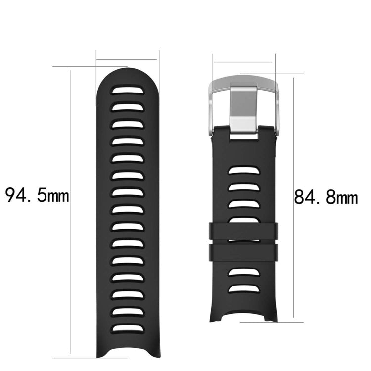 Bracelet de montre en silicone pour montre intelligente pour Garmin Forerunner 610