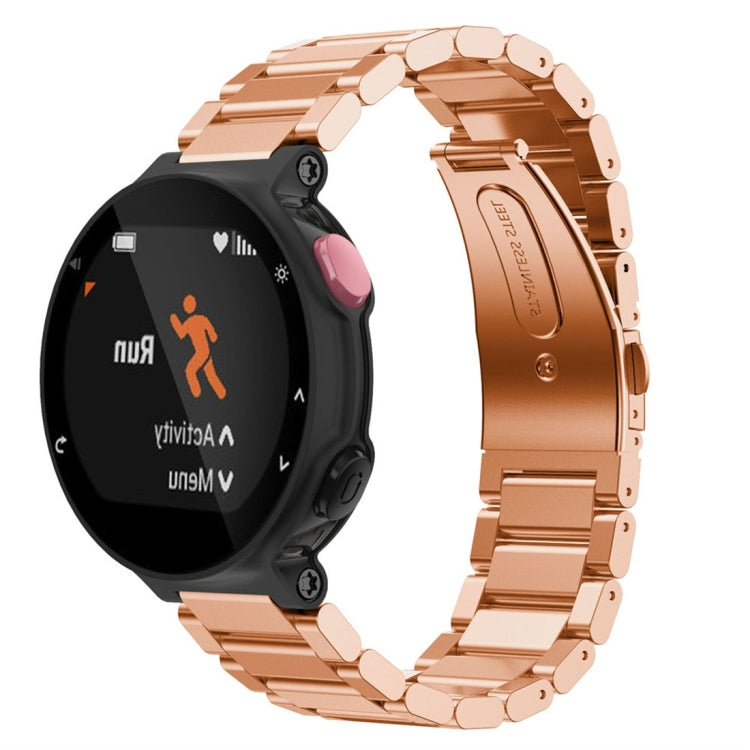Montre intelligente universelle à trois bandes d'acier, bracelet de montre pour Garmin Forerunner 220/230/235/630/620/735