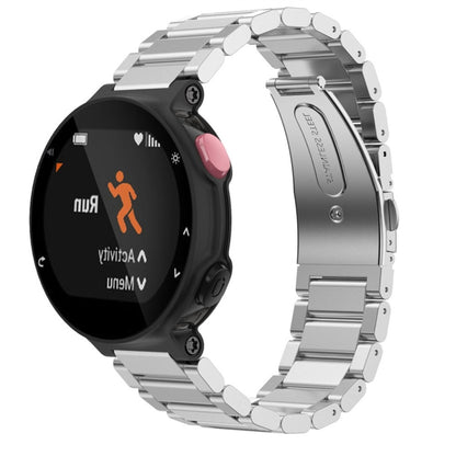 Montre intelligente universelle à trois bandes d'acier, bracelet de montre pour Garmin Forerunner 220/230/235/630/620/735
