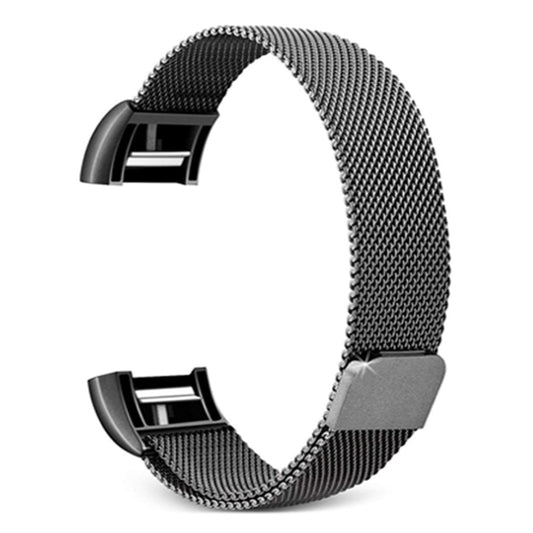 Bracelet de montre intelligent en acier inoxydable pour FITBIT Charge 2, taille : S, Size: S