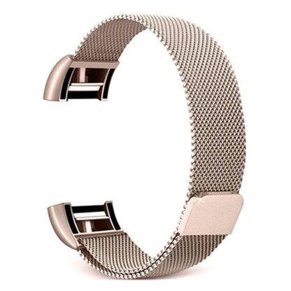 Bracelet de montre intelligent en acier inoxydable pour FITBIT Charge 2, taille : S, Size: S