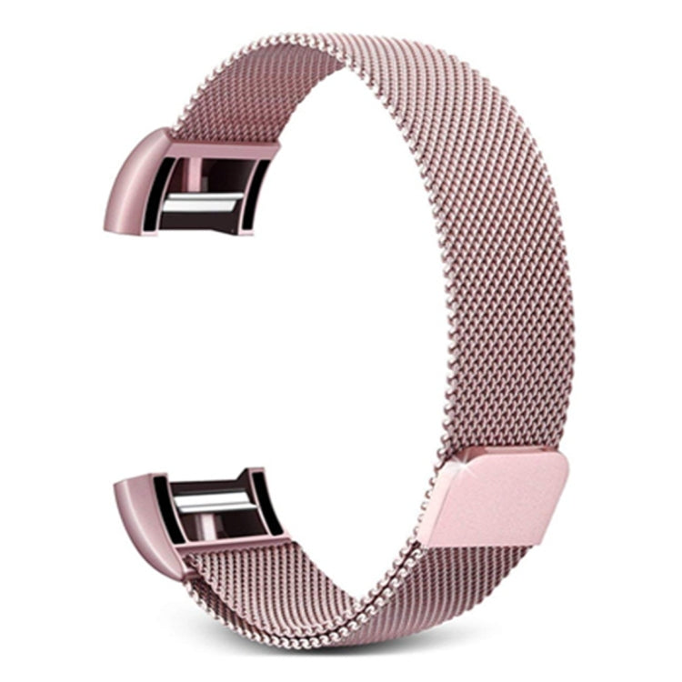 Bracelet de montre intelligent en acier inoxydable pour FITBIT Charge 2, taille : S, Size: S