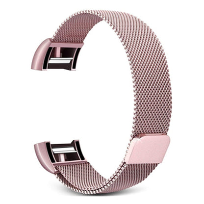 Bracelet de montre intelligent en acier inoxydable pour FITBIT Charge 2, taille : S, Size: S