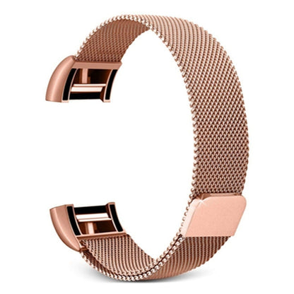 Bracelet de montre intelligent en acier inoxydable pour FITBIT Charge 2, taille : S, Size: S