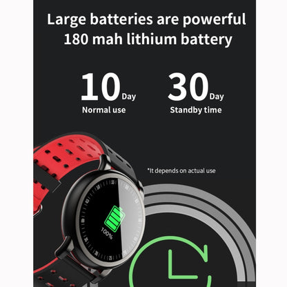 B8 + 1,08 pouces IPS couleur écran IP67 montre intelligente étanche, rappel de message de soutien/moniteur de fréquence cardiaque/surveillance de l'oxygène dans le sang/surveillance de la pression artérielle/surveillance du sommeil