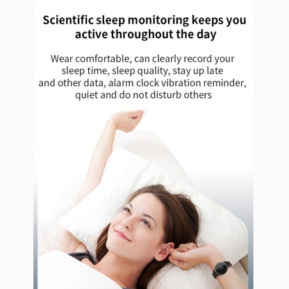 B8 + 1,08 pouces IPS couleur écran IP67 montre intelligente étanche, rappel de message de soutien/moniteur de fréquence cardiaque/surveillance de l'oxygène dans le sang/surveillance de la pression artérielle/surveillance du sommeil