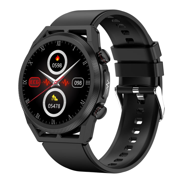 ET310 1,39 pouces IPS écran IP67 montre intelligente bande de silicone étanche, prise en charge de la surveillance de la température corporelle/ECG, ET310