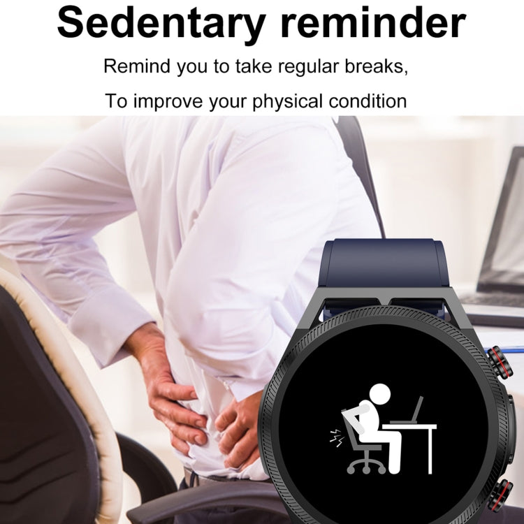 ET310 1,39 pouces IPS écran IP67 montre intelligente bande de silicone étanche, prise en charge de la surveillance de la température corporelle/ECG, ET310