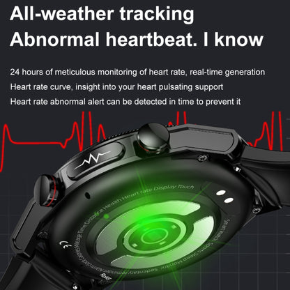 ET310 1,39 pouces IPS écran IP67 montre intelligente bande de silicone étanche, prise en charge de la surveillance de la température corporelle/ECG, ET310