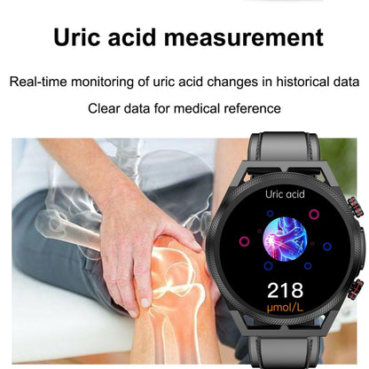 ET310 1,39 pouces IPS écran IP67 montre intelligente bande de silicone étanche, prise en charge de la surveillance de la température corporelle/ECG, ET310
