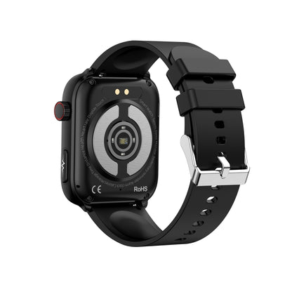 ET210 1,91 pouces IPS écran IP67 montre intelligente bande de silicone étanche, prise en charge de la surveillance de la température corporelle/ECG, ET210