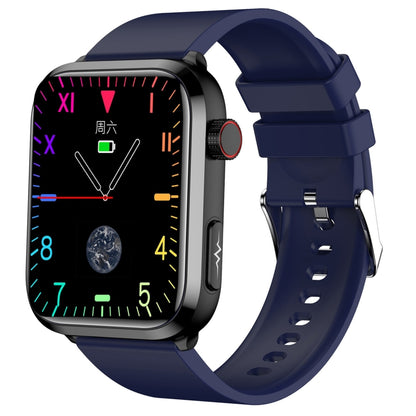 ET210 1,91 pouces IPS écran IP67 montre intelligente bande de silicone étanche, prise en charge de la surveillance de la température corporelle/ECG, ET210