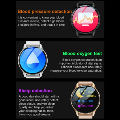 Lokmat T2 Pro 1,28 pouces IPS écran tactile montre intelligente étanche, prise en charge du moniteur de fréquence cardiaque/tension artérielle