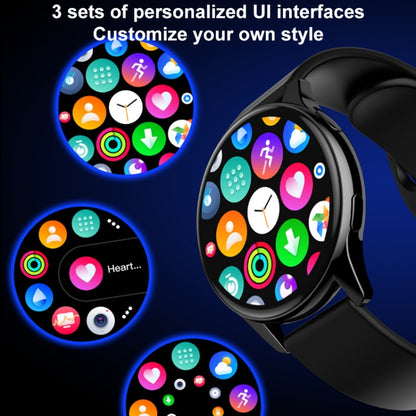 Lokmat T2 Pro 1,28 pouces IPS écran tactile montre intelligente étanche, prise en charge du moniteur de fréquence cardiaque/tension artérielle