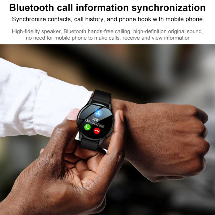 Lokmat T2 Pro 1,28 pouces IPS écran tactile montre intelligente étanche, prise en charge du moniteur de fréquence cardiaque/tension artérielle