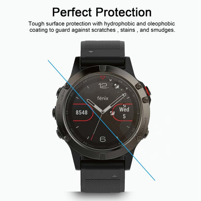 ENKAY Hat-Prince pour montre intelligente Garmin Fenix 5, 0.2mm, dureté de Surface 9H, Film d'écran en verre trempé antidéflagrant 2.15D, 2 pièces