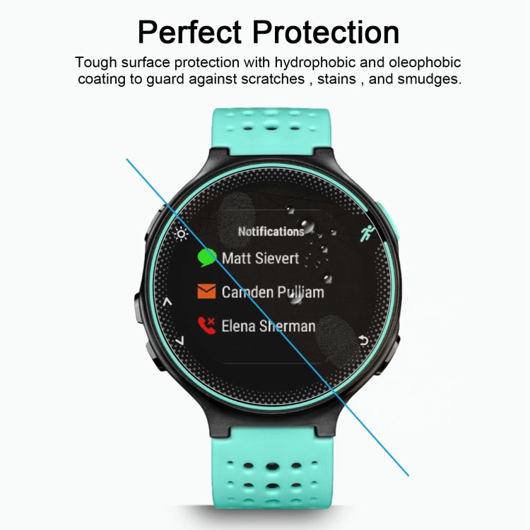 ENKAY Hat-Prince pour montre intelligente Garmin Forerunner 235 0,2 mm 9H Dureté de surface 2,15D Film d'écran en verre trempé antidéflagrant 2 pièces