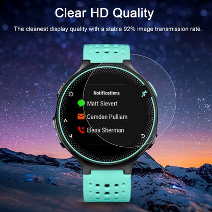 ENKAY Hat-Prince pour montre intelligente Garmin Forerunner 235 0,2 mm 9H Dureté de surface 2,15D Film d'écran en verre trempé antidéflagrant 2 pièces