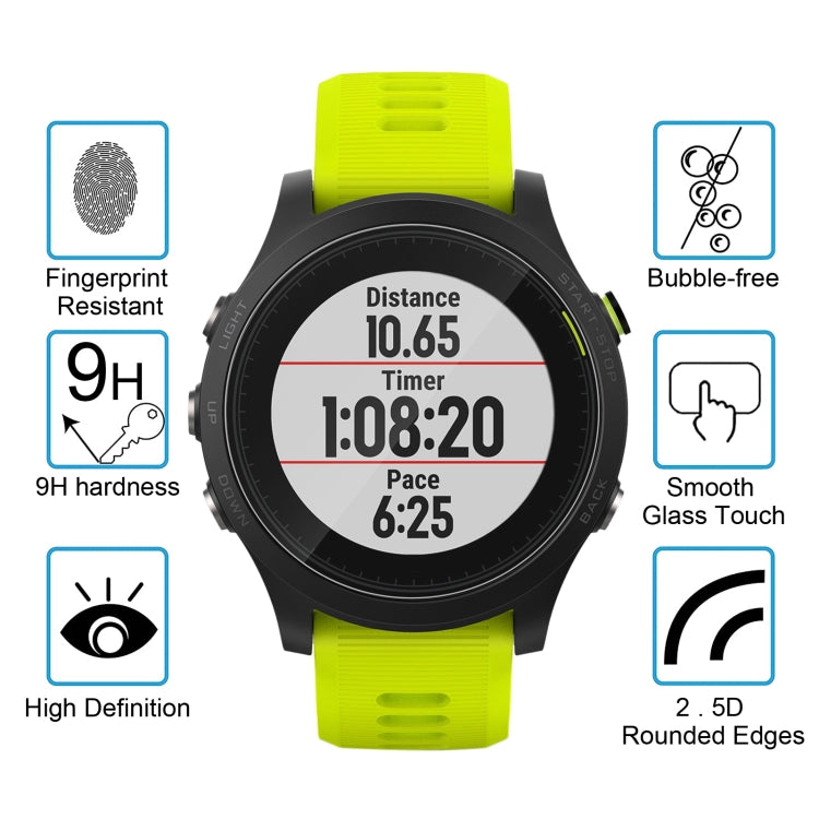 ENKAY Hat-Prince pour montre intelligente Garmin Forerunner 935 0,2 mm 9H Dureté de surface 2,15D Film d'écran en verre trempé antidéflagrant 2 pièces