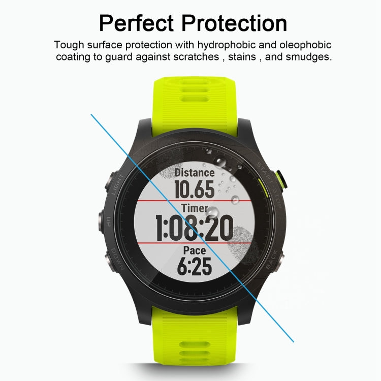 ENKAY Hat-Prince pour montre intelligente Garmin Forerunner 935 0,2 mm 9H Dureté de surface 2,15D Film d'écran en verre trempé antidéflagrant 2 pièces