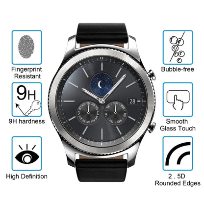 ENKAY Hat-Prince pour montre intelligente Samsung Gear S3 0.2mm 9H dureté de Surface 2.15D Film d'écran en verre trempé antidéflagrant 2 pièces