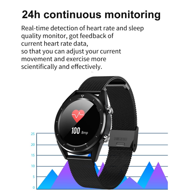 DT28 1,54 pouces IP68 bracelet en silicone étanche Smartwatch Bluetooth 4.2, prise en charge du rappel d'appel entrant/surveillance de la pression artérielle/paiement de la montre