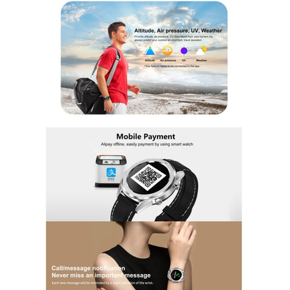 DT28 1,54 pouces IP68 bracelet en silicone étanche Smartwatch Bluetooth 4.2, prise en charge du rappel d'appel entrant/surveillance de la pression artérielle/paiement de la montre