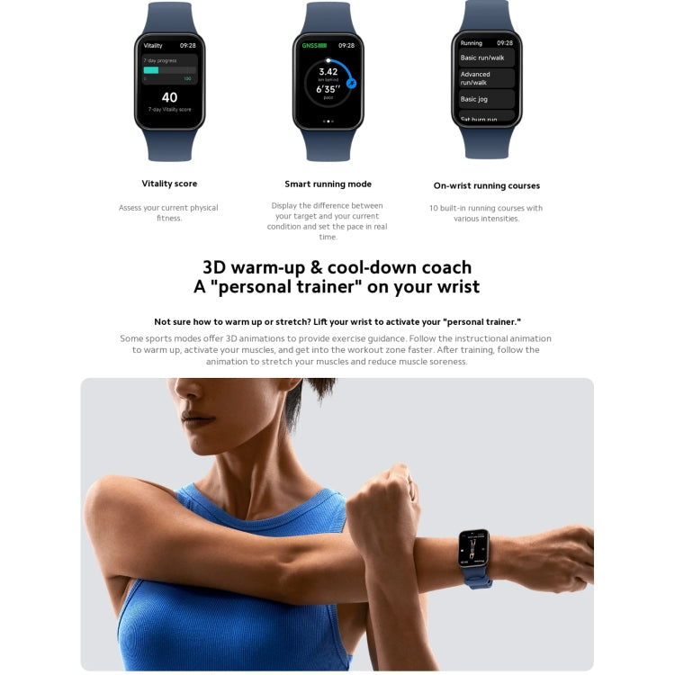 Montre intelligente d'origine Xiaomi Mi Band 8 Pro Global 1,74 pouces AMOLED écran couleur 5ATM étanche, prise en charge GPS / NFC / fréquence cardiaque