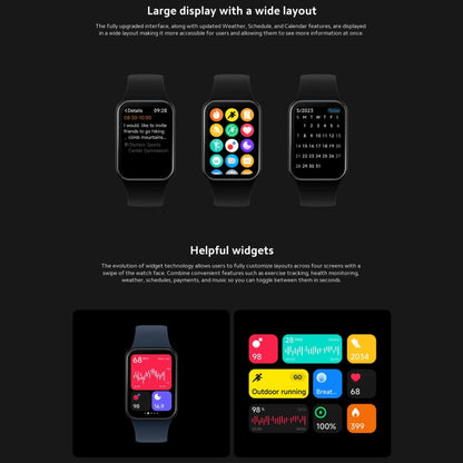 Montre intelligente d'origine Xiaomi Mi Band 8 Pro Global 1,74 pouces AMOLED écran couleur 5ATM étanche, prise en charge GPS / NFC / fréquence cardiaque