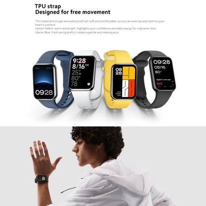 Montre intelligente d'origine Xiaomi Mi Band 8 Pro Global 1,74 pouces AMOLED écran couleur 5ATM étanche, prise en charge GPS / NFC / fréquence cardiaque