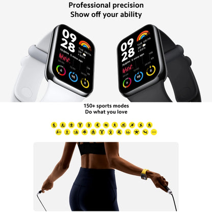Montre intelligente d'origine Xiaomi Mi Band 8 Pro Global 1,74 pouces AMOLED écran couleur 5ATM étanche, prise en charge GPS / NFC / fréquence cardiaque