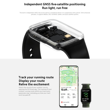Montre intelligente d'origine Xiaomi Mi Band 8 Pro Global 1,74 pouces AMOLED écran couleur 5ATM étanche, prise en charge GPS / NFC / fréquence cardiaque