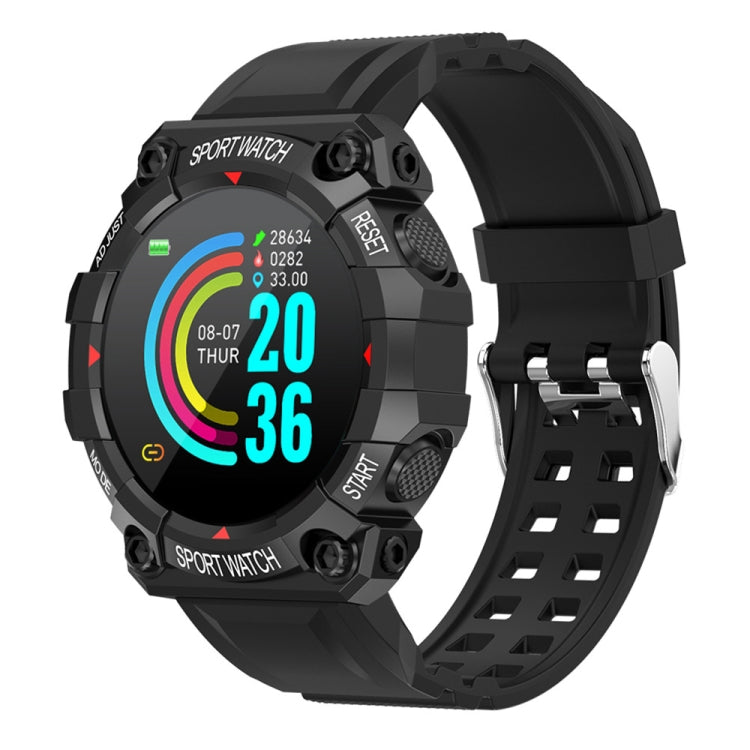 Montre intelligente de sport à écran rond couleur FD68 de 1,3 pouces, prise en charge de la fréquence cardiaque/mode multisports, FD68
