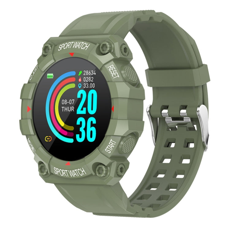 Montre intelligente de sport à écran rond couleur FD68 de 1,3 pouces, prise en charge de la fréquence cardiaque/mode multisports, FD68