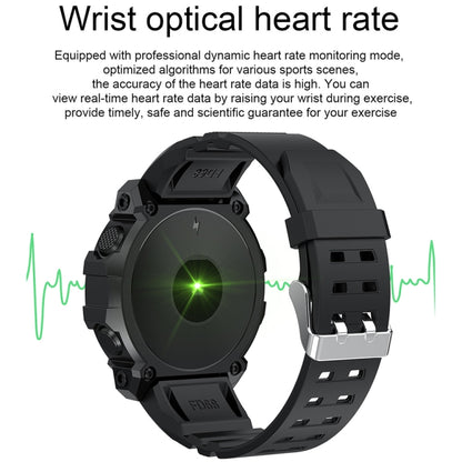 Montre intelligente de sport à écran rond couleur FD68 de 1,3 pouces, prise en charge de la fréquence cardiaque/mode multisports, FD68