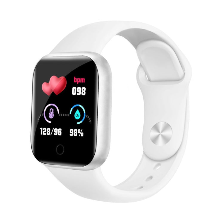 Montre intelligente Y68 1,44 pouces, prend en charge la surveillance de l'oxygène dans le sang de la fréquence cardiaque et de la pression artérielle, Y68 Black, Y68 Pink, Y68 White