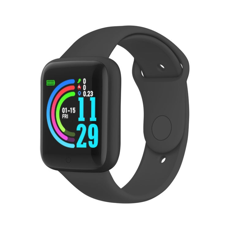 Montre intelligente Y68M 1,44 pouces, prend en charge la surveillance de l'oxygène dans le sang de la fréquence cardiaque et de la pression artérielle