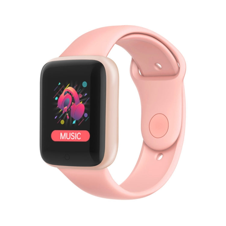 Montre intelligente Y68M 1,44 pouces, prend en charge la surveillance de l'oxygène dans le sang de la fréquence cardiaque et de la pression artérielle