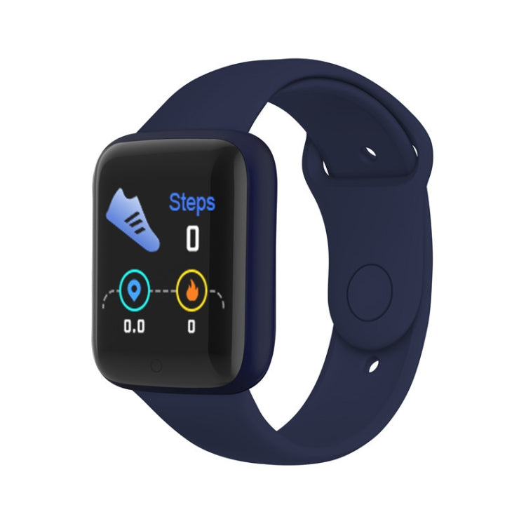 Montre intelligente Y68M 1,44 pouces, prend en charge la surveillance de l'oxygène dans le sang de la fréquence cardiaque et de la pression artérielle