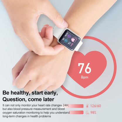 Montre intelligente Y68M 1,44 pouces, prend en charge la surveillance de l'oxygène dans le sang de la fréquence cardiaque et de la pression artérielle
