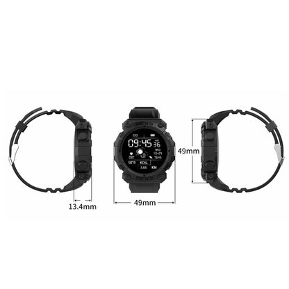 Montre intelligente de sport à écran couleur FD68S de 1,44 pouces, prise en charge de la fréquence cardiaque/mode multisports, FD68S