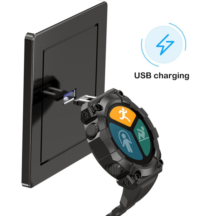 Montre intelligente de sport à écran couleur FD68S de 1,44 pouces, prise en charge de la fréquence cardiaque/mode multisports, FD68S