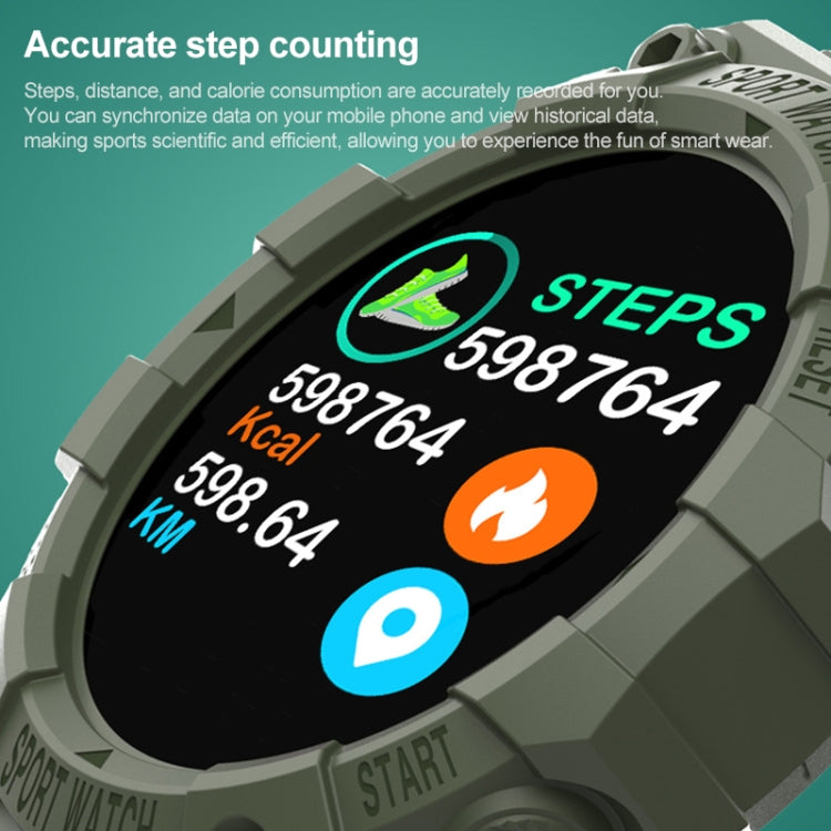 Montre intelligente de sport à écran couleur FD68S de 1,44 pouces, prise en charge de la fréquence cardiaque/mode multisports, FD68S