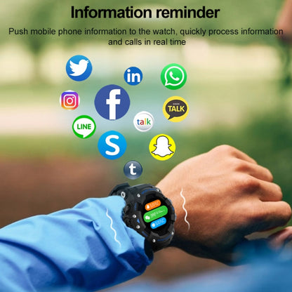 Montre intelligente de sport de plein air avec écran TFT de 1,28 pouces LC11, prise en charge étanche IP68 de la fréquence cardiaque et de la surveillance de la pression artérielle