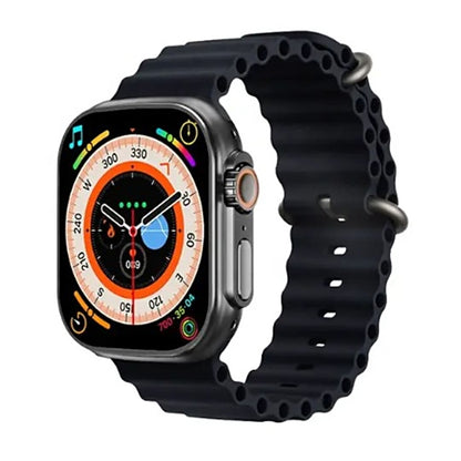 T800 Ultra 1,99 pouces Ocean Silicone Band Smart Watch Support Fréquence cardiaque / ECG, Ocean Silicone Band (Black), Ocean Silicone Band (White), Ocean Silicone Band (Yellow)