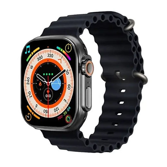 T800 Ultra 1,99 pouces Ocean Silicone Band Smart Watch Support Fréquence cardiaque / ECG, Ocean Silicone Band (Black), Ocean Silicone Band (White), Ocean Silicone Band (Yellow)